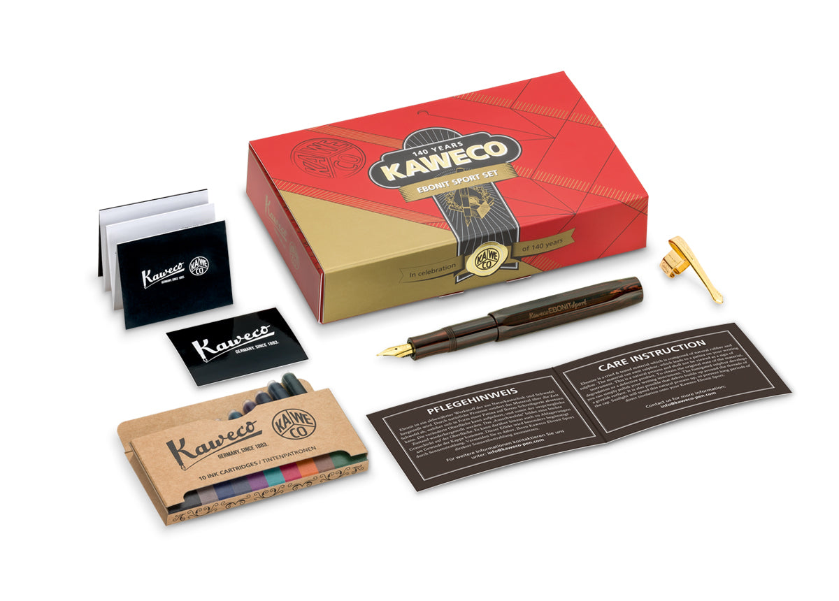 Kaweco EBONIT Sport Fountain Pen Set