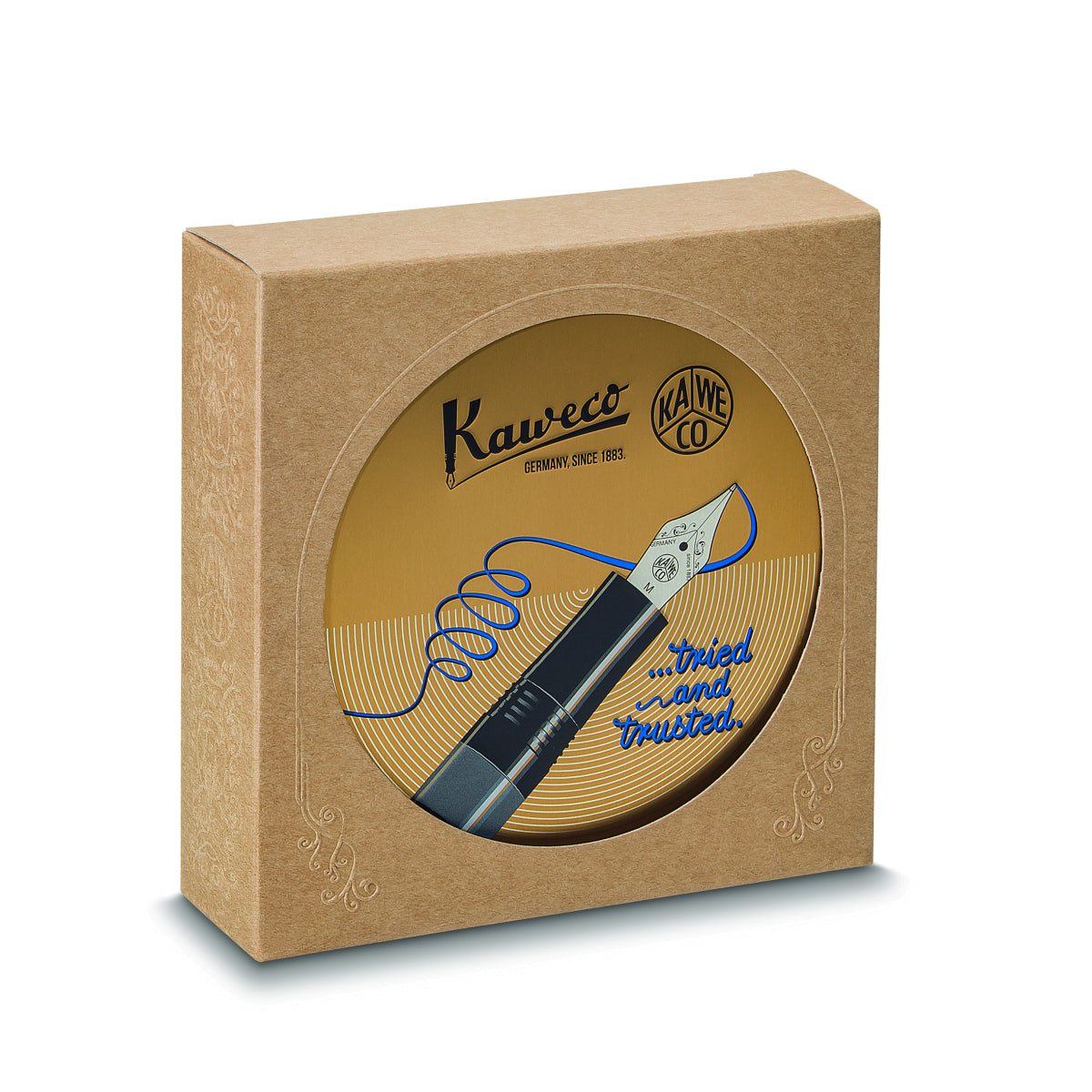 Kaweco PISTON SPORT AL Starter Set Navy/Gold