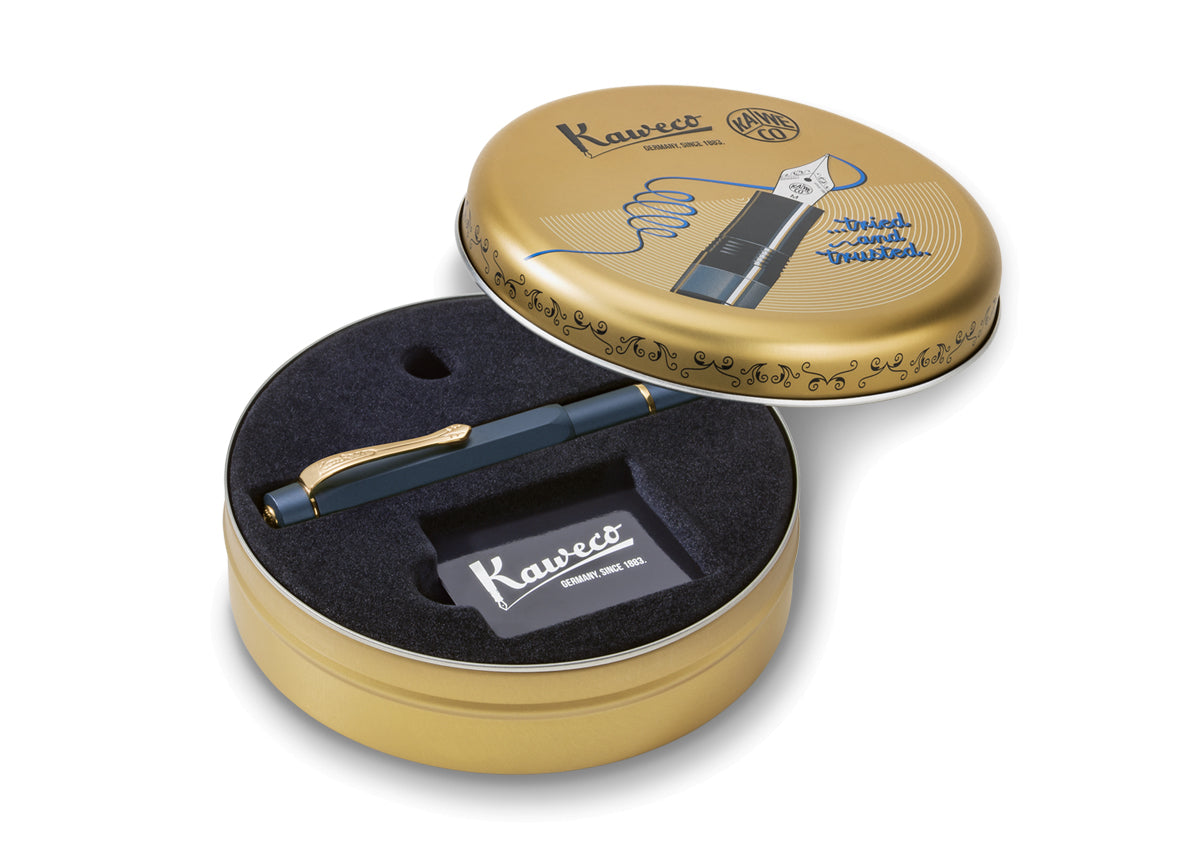 Kaweco PISTON SPORT AL Navy/Gold