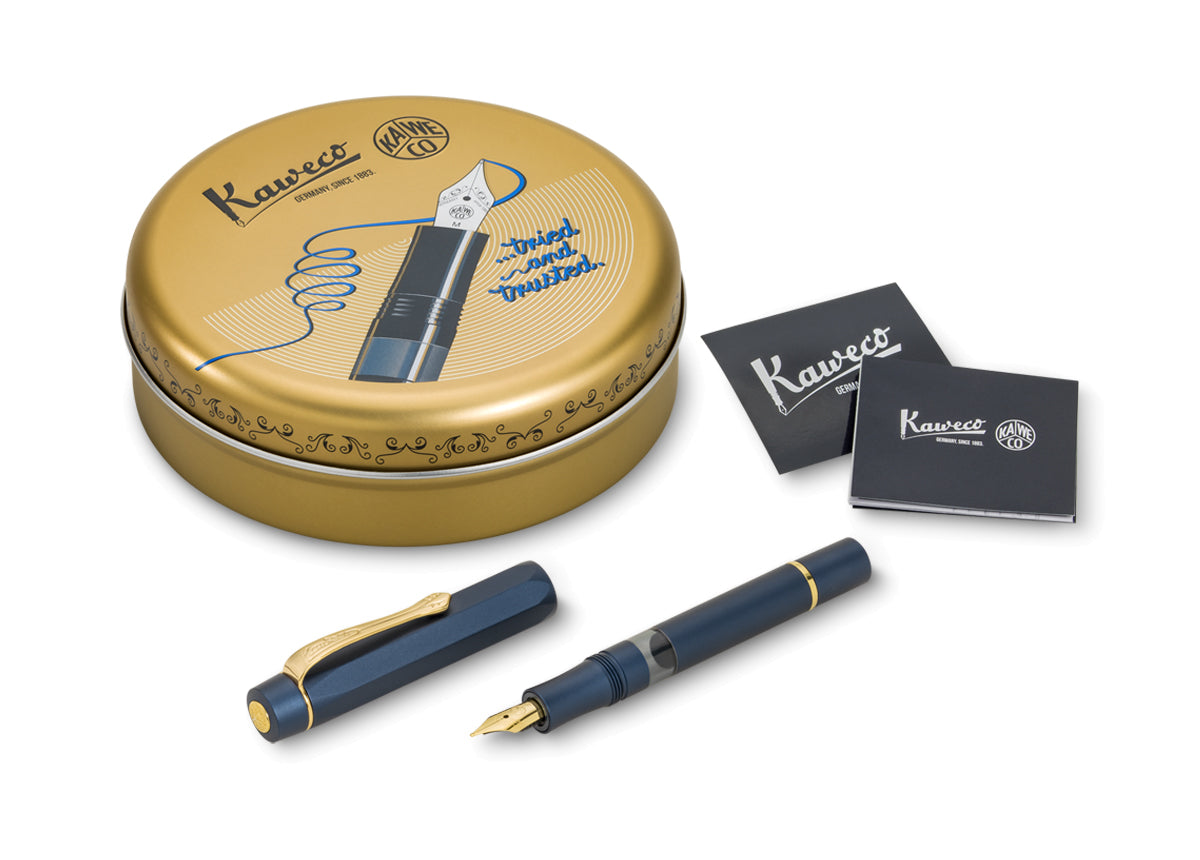 Kaweco PISTON SPORT AL Navy/Gold