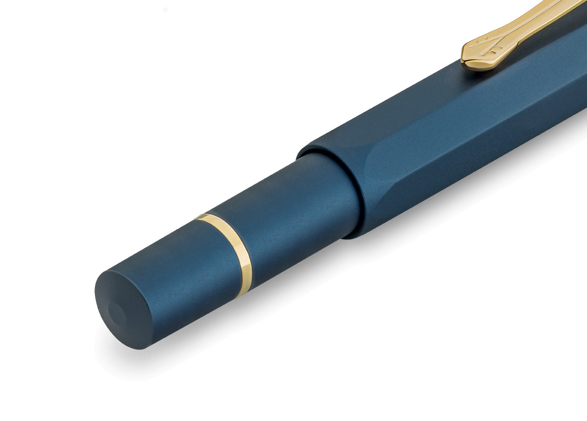 Kaweco PISTON SPORT AL Starter Set Navy/Gold