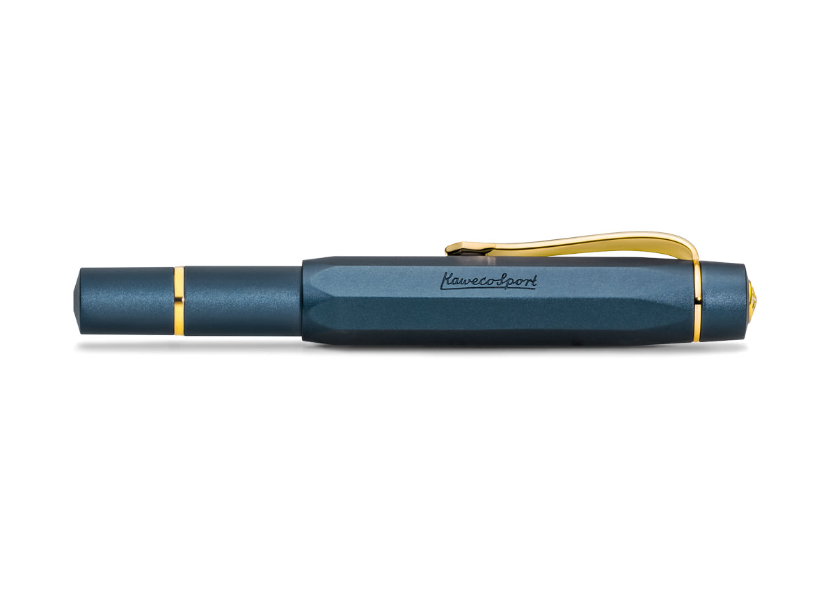 Kaweco PISTON SPORT AL Navy/Gold