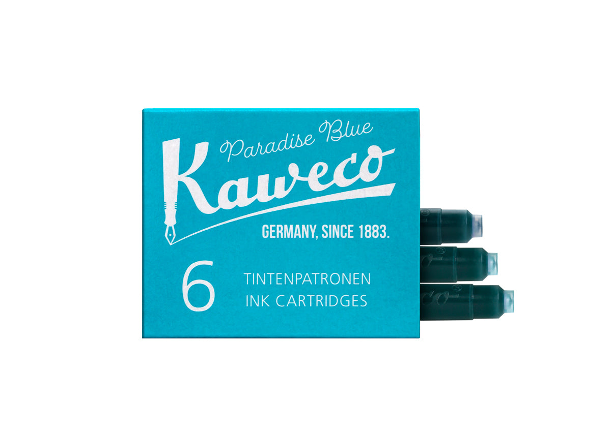 Kaweco Ink Cartridges 6-Pack Paradise Blue