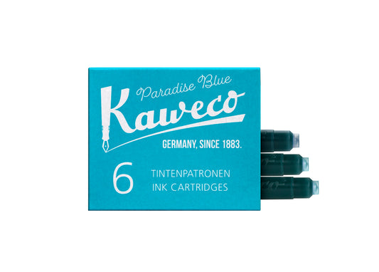 Kaweco Ink Cartridges 6-Pack Paradise Blue