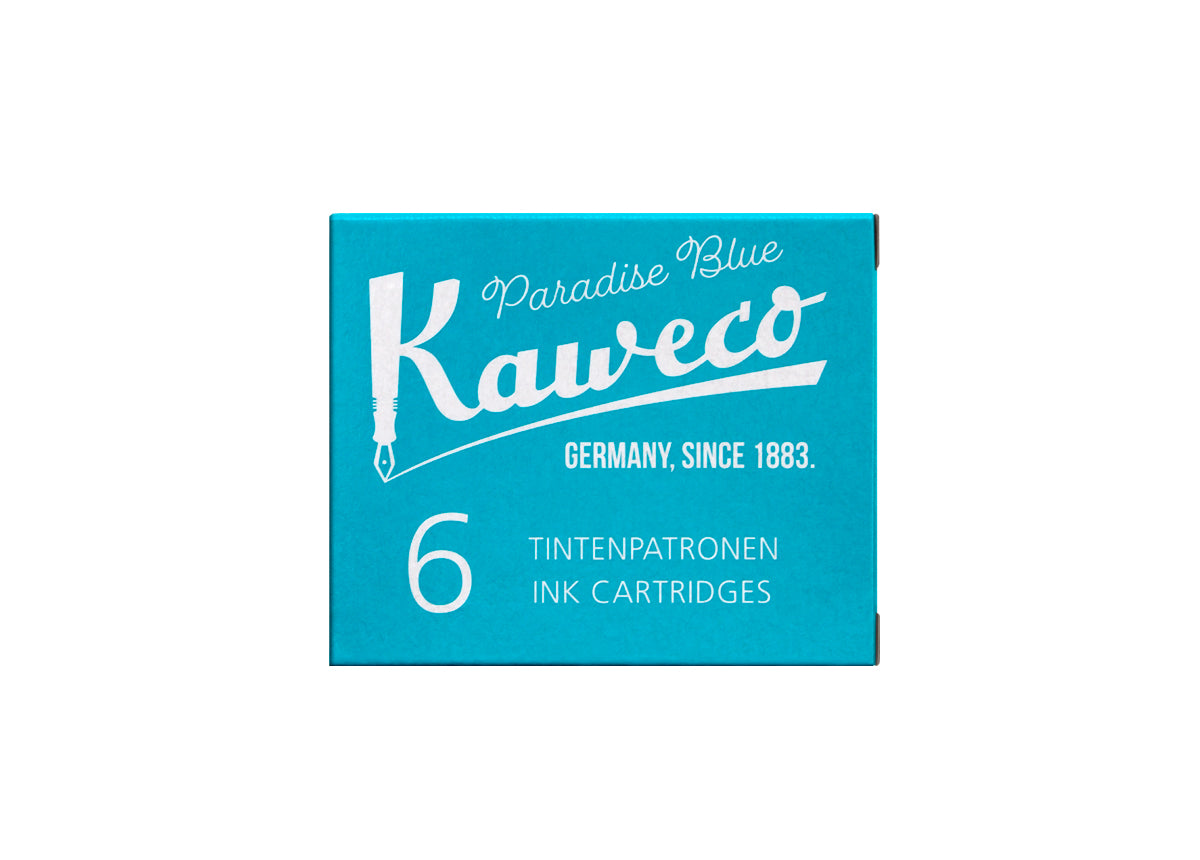 Kaweco Ink Cartridges 6-Pack Paradise Blue