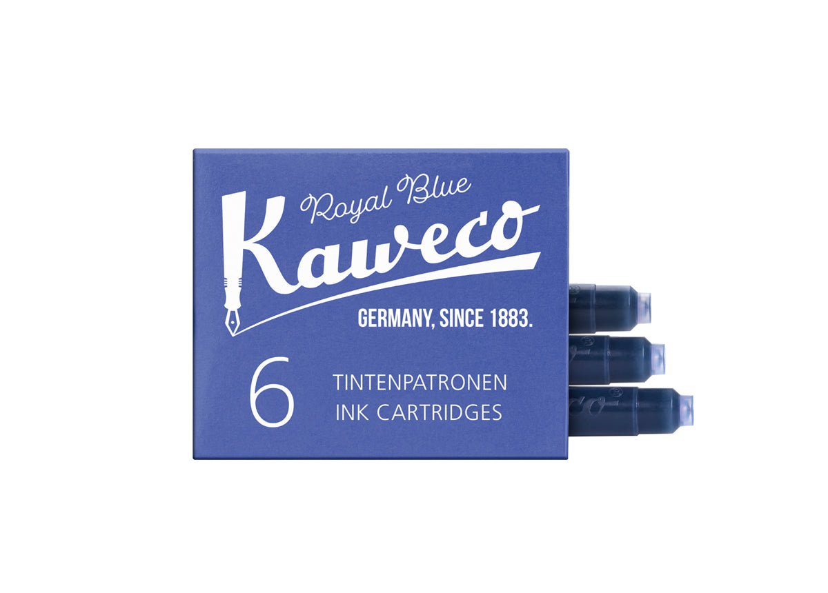 Kaweco Ink Cartridges Royal Blue 6-Pack