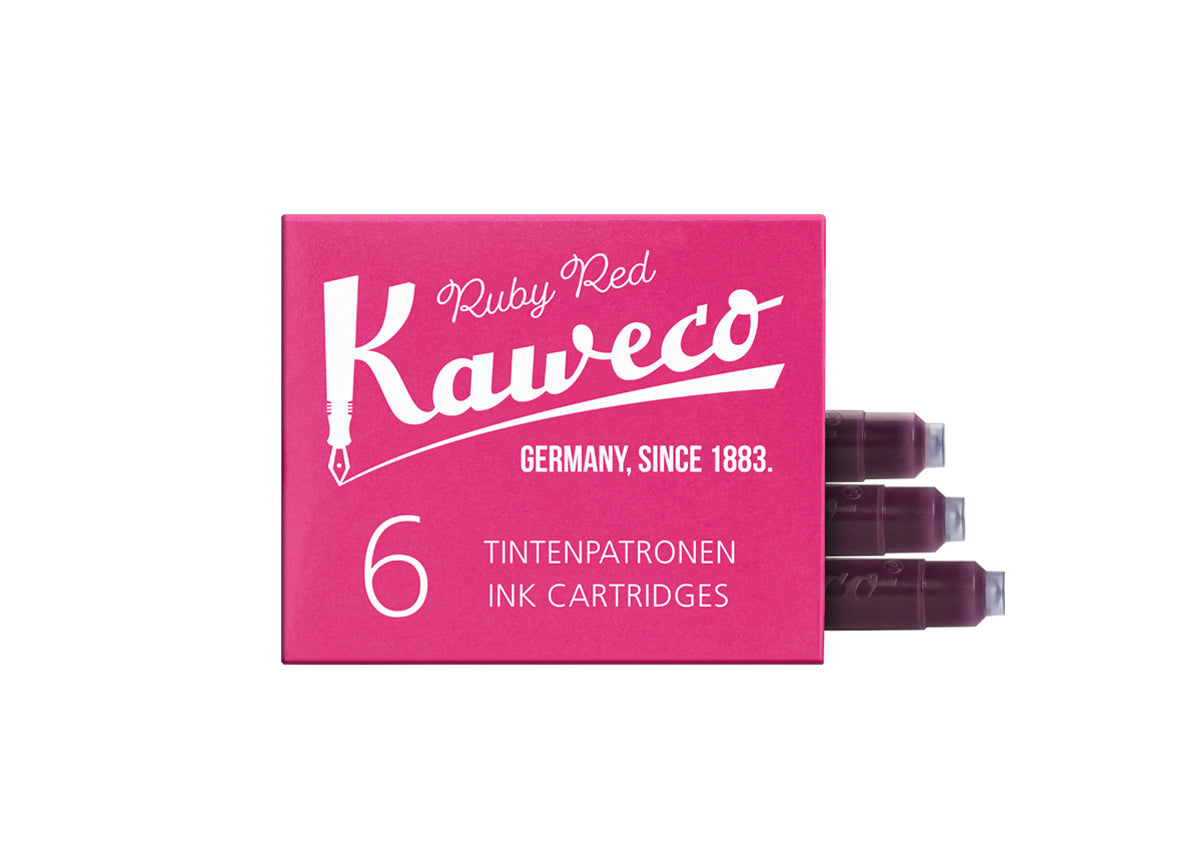 Kaweco Ink Cartridges 6-Pack Ruby Red