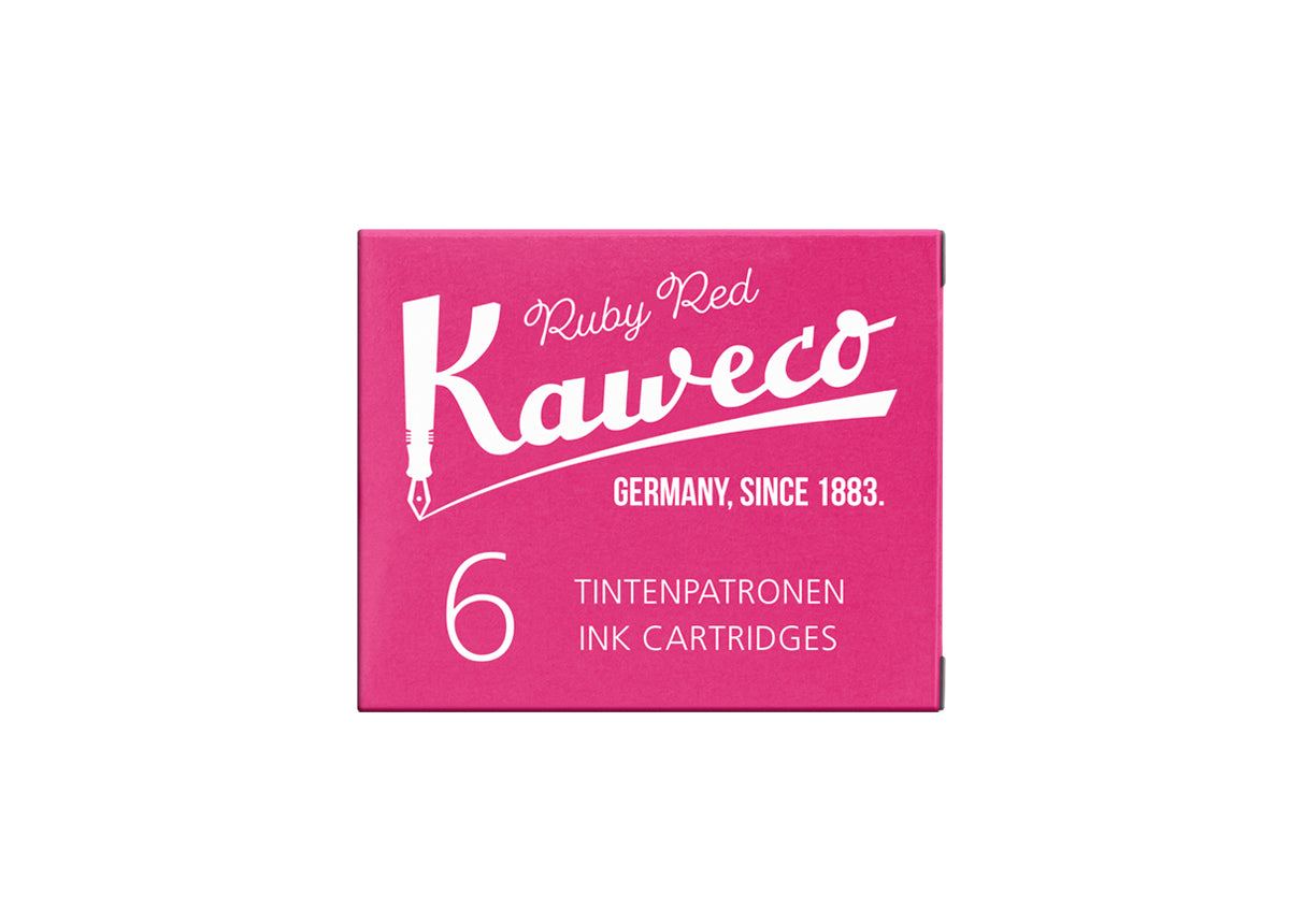 Kaweco Ink Cartridges 6-Pack Ruby Red